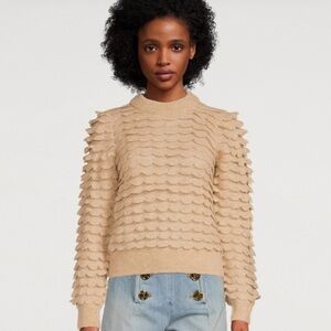 Zimmeann Beige Textured Sweater